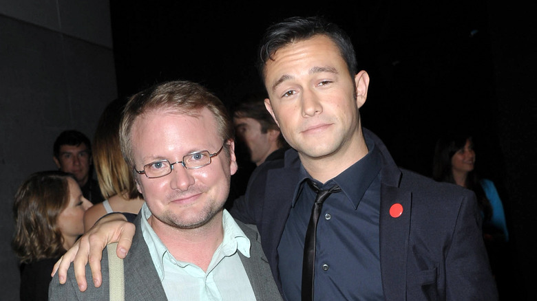 Joseph Gordon-Levitt with Rian Johnson