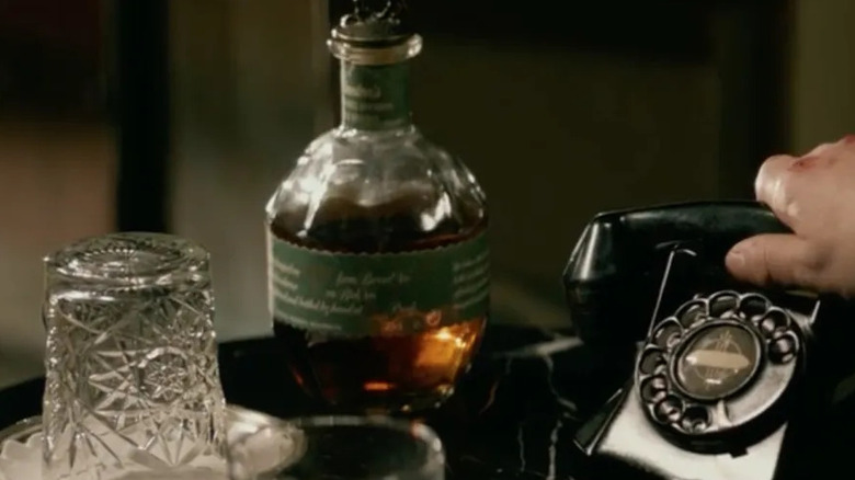 Blanton's Bourbon on table