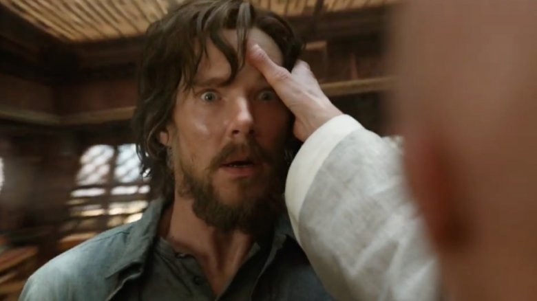 Dr. Strange scared by The Ancient One in the movie