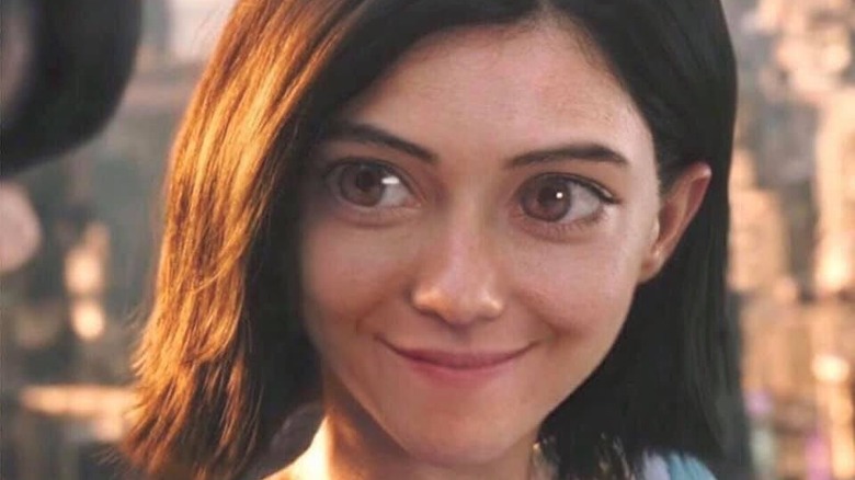 Alita smiling