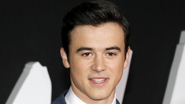 Keean Johnson at Alita premiere