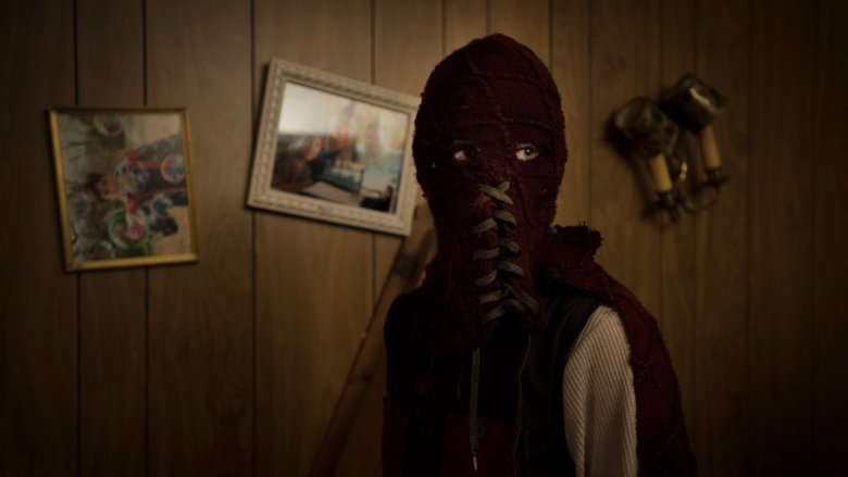 Brightburn with his mask on