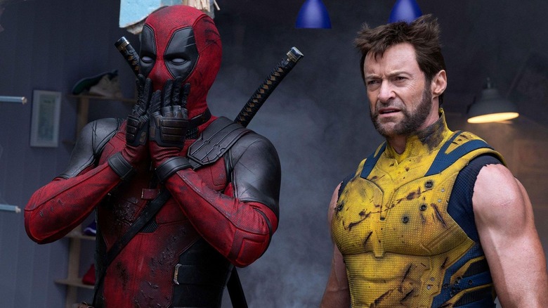 Deadpool aghast and confused Wolverine