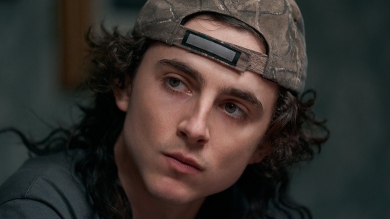 Timothee Chalamet wearing hat