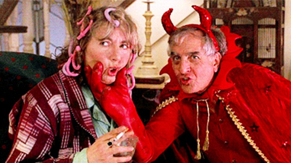 Penny and Garry Marshall as Master Devil and Petunia Lady in Hocus Pocus