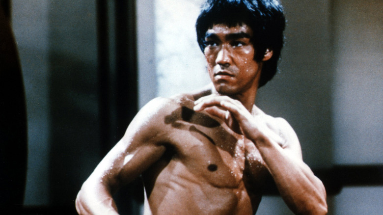 Bruce Lee shirtless