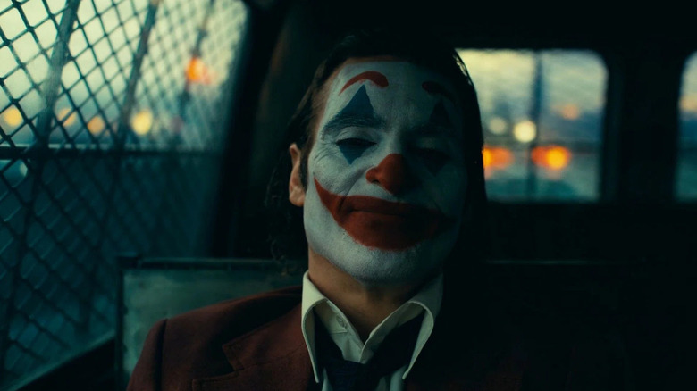 Joker in car