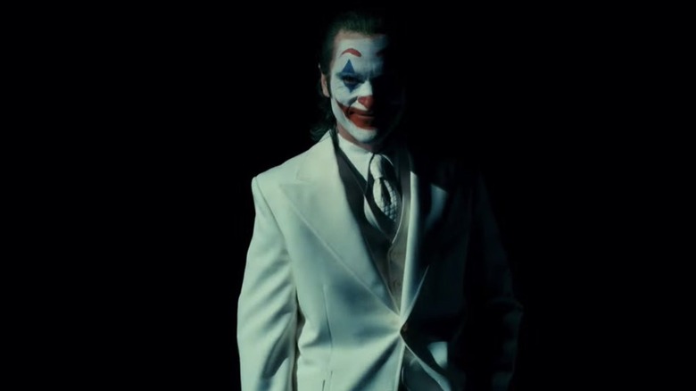 Joker in white suit