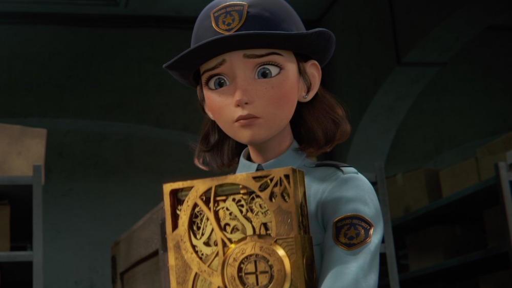 Laetitia holds the Bresson diary in Lupin III: The First