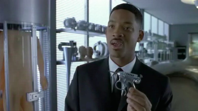 Will Smith with the Noisy Cricket in 1997's Men in Black