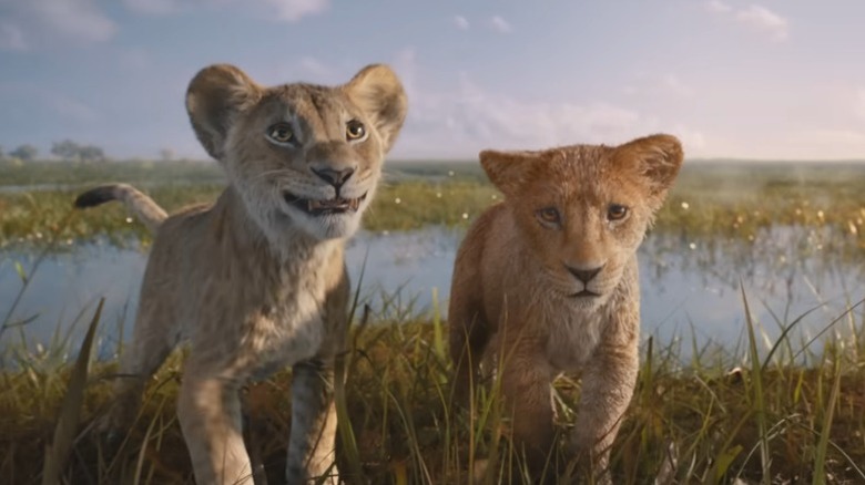 Mufasa: The Lion King's young Taka smiling next to young Mufasa