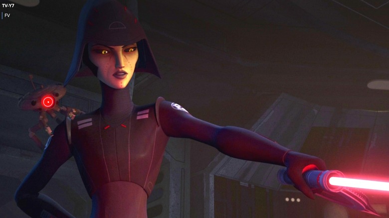 Seventh Sister on the hunt for Ezra in Star Wars: Rebels