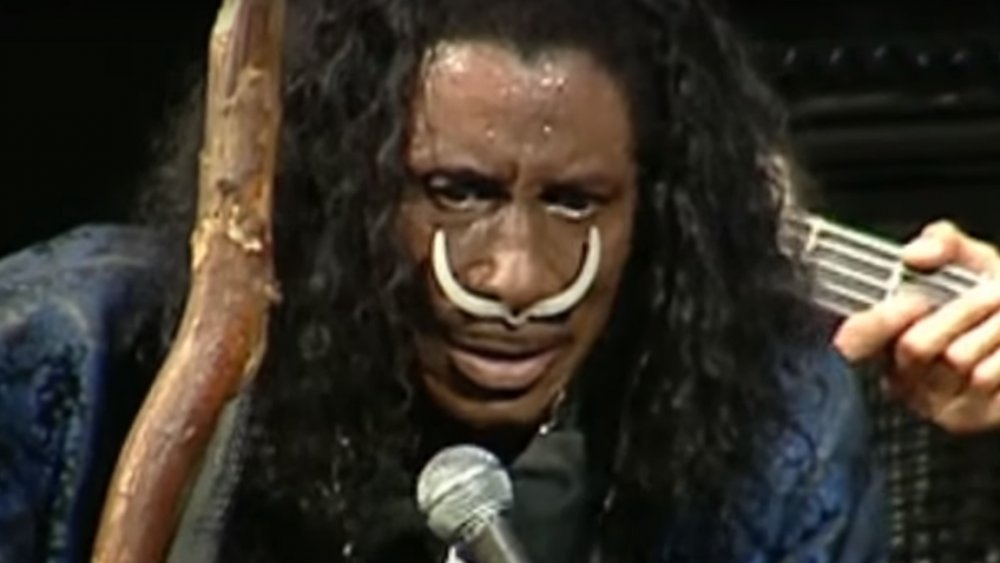 Screamin' Jay Hawkins during a performance