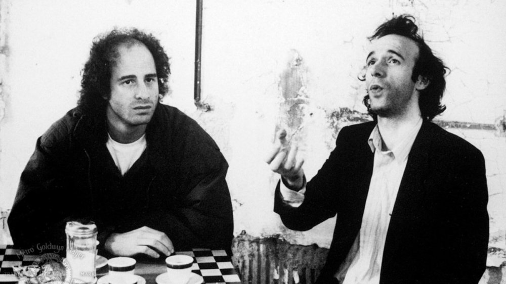 Stephen Wright and Roberto Benigni in Coffee and Cigarettes