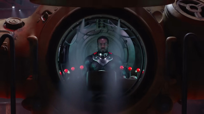 Black Manta in a vessel