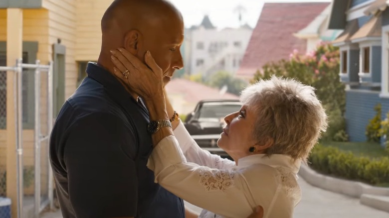 Dom Toretto with Abuela Toretto in Fast X