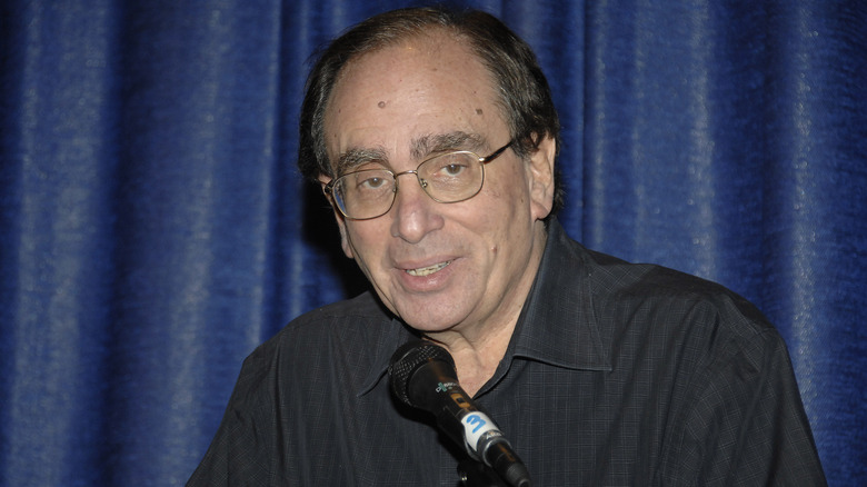 R.L. Stine at book signing