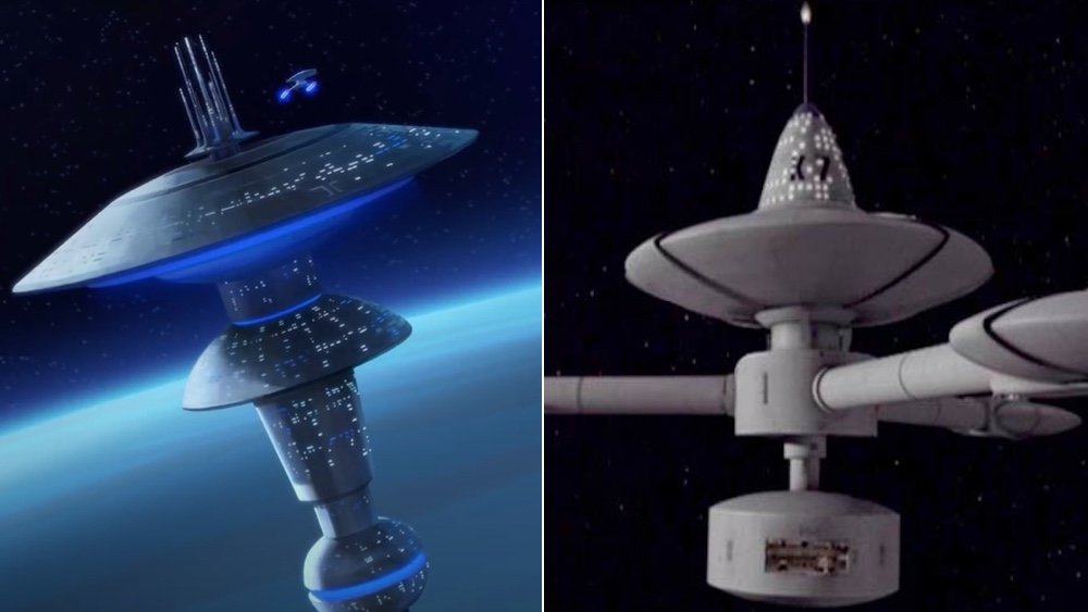 Deep Space Stations from Star Trek: The Original Series, and Star Trek: Lower Decks