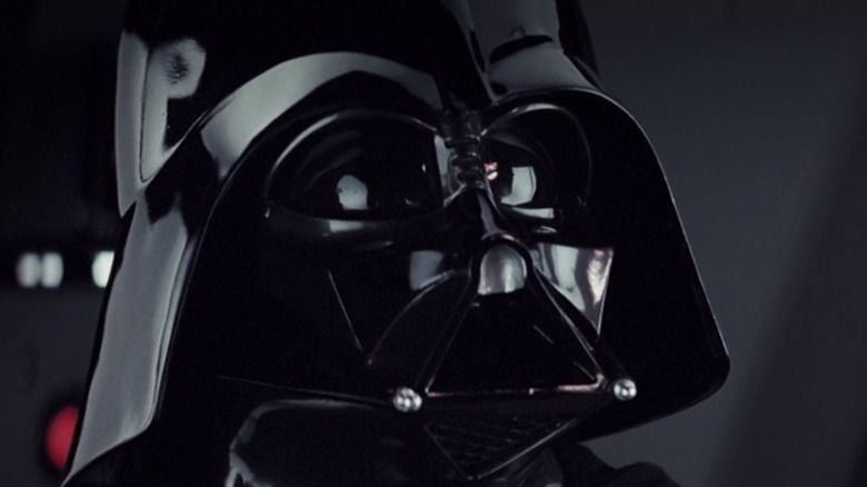 Darth Vader appearing in The Empire Strikes Back