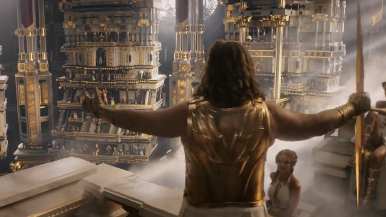 Russell Crowe as Zeus in the MCU