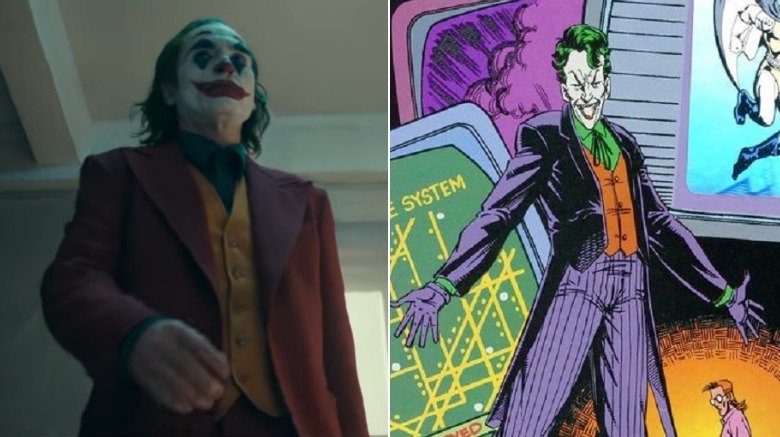 Still from Joker trailer / Cover of Robin II #1