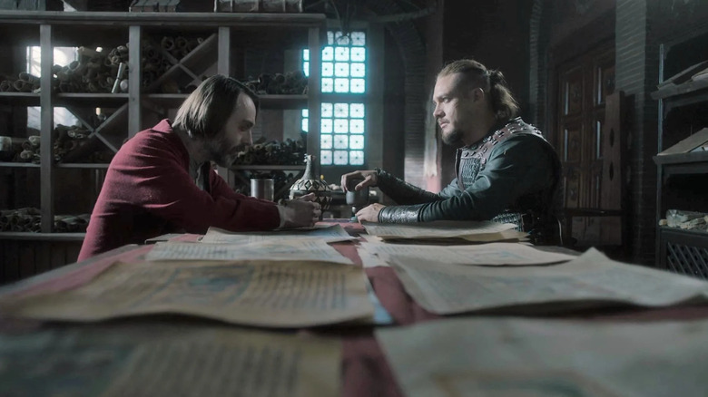 Uhtred and Alfred over the Chronicle