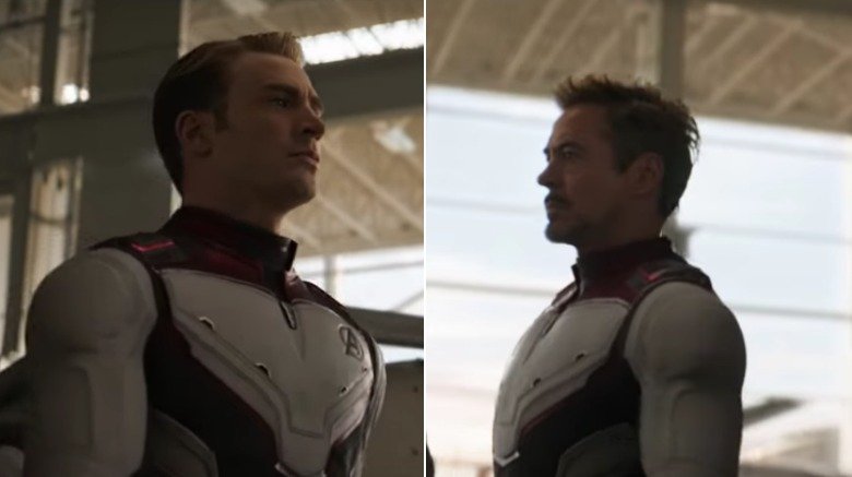 Steve and Tony suit up