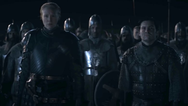 The army at Winterfell.