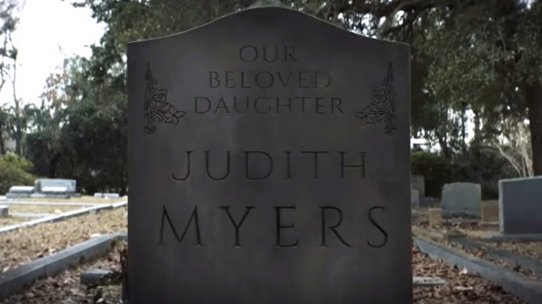 Judith Myers tombstone Halloween