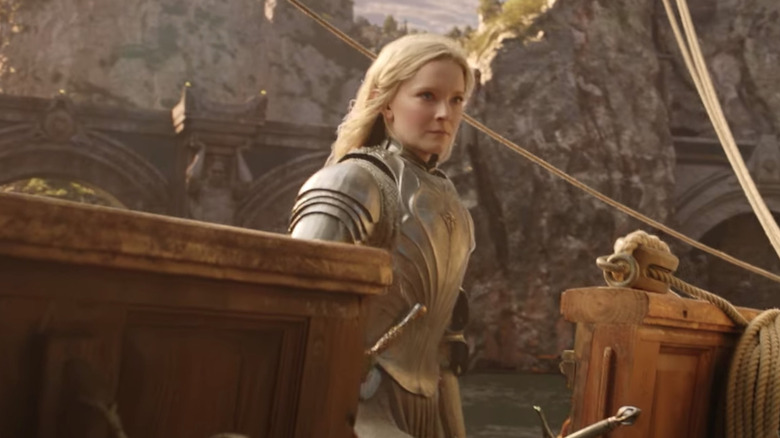 Galadriel boarding a ship