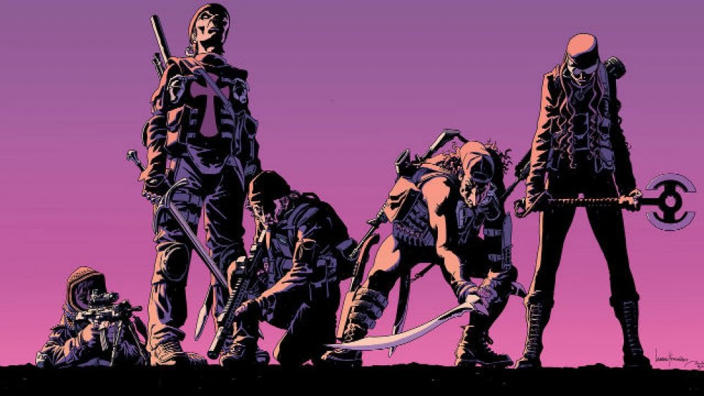 The cover of The Old Guard by Greg Rucka and Leandro Fernández