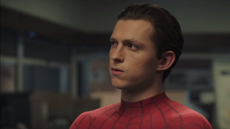 Tom Holland as Peter Parker in Spider-Man: Far from Home