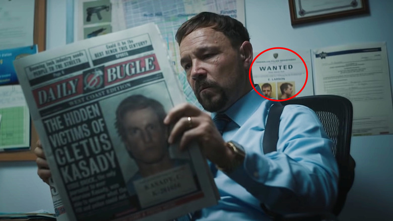 Detective Mulligan reading newspaper Venom 2