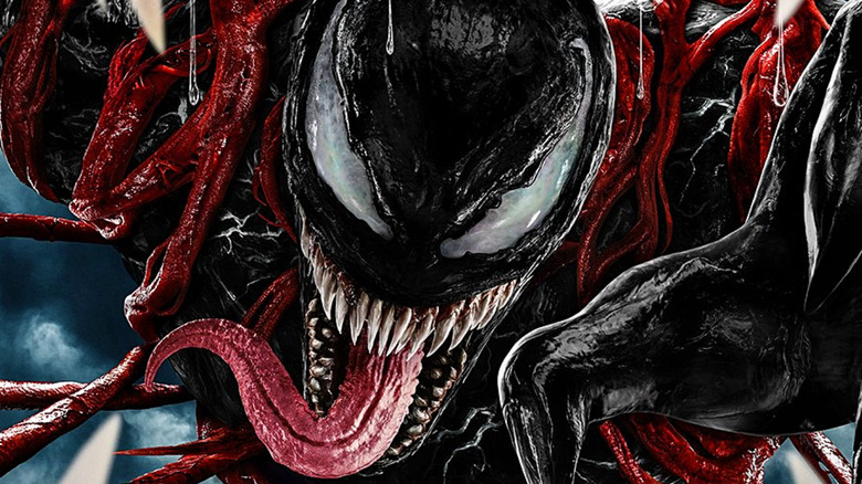 Venom Let There Be Carnage poster tongue and teeth