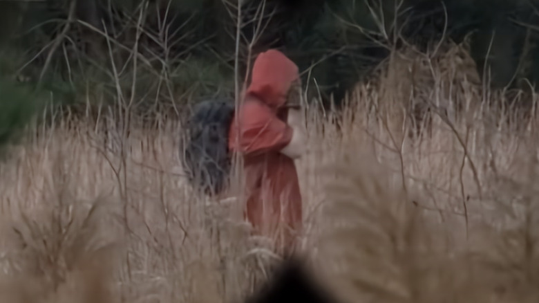 Daryl spots Red Poncho Man