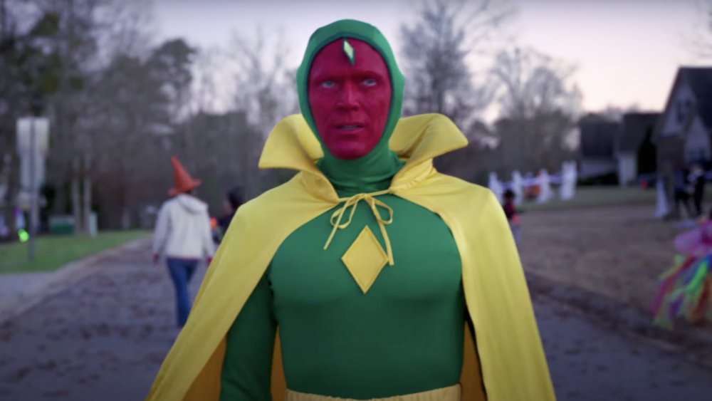 Paul Bettany as Vision in the WandaVision trailer