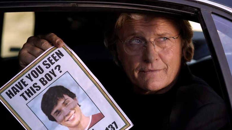 Rutger Hauer in car