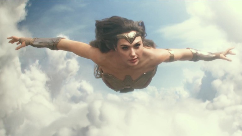 Diana soars through the clouds