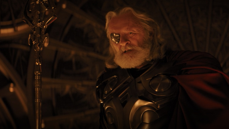 Odin banishes Thor in "Thor"