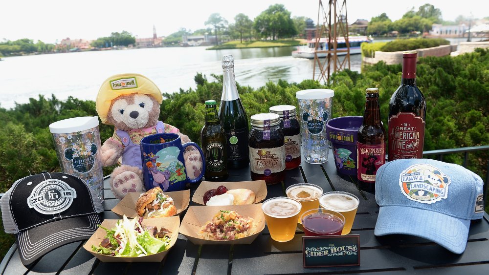 A variety of food  and drink from Disney World's Epcot park