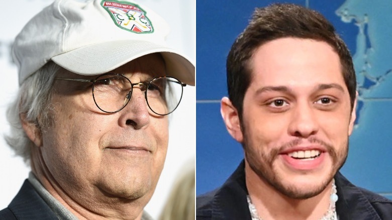 Chevy Chase and Pete Davidson