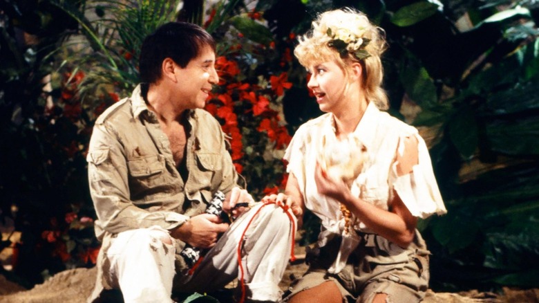 Paul Simon and Victoria Jackson