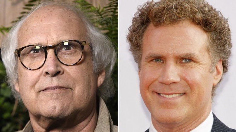 Chevy Chase and Will Ferrell