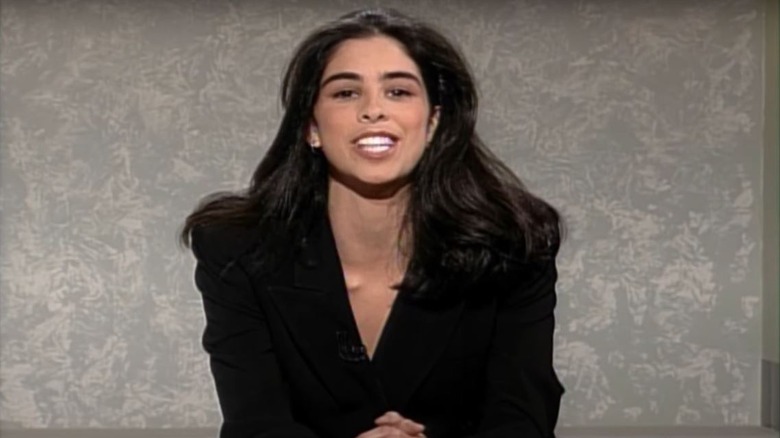 Sarah Silverman talking