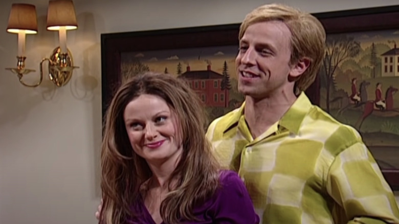 Meyers and Poehler in the Key Party sketch