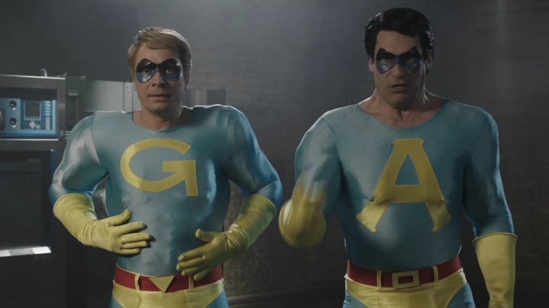 Fallon and Hamm as Gary and Ace