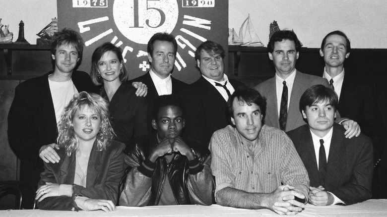 The season 15 cast of Saturday Night Live