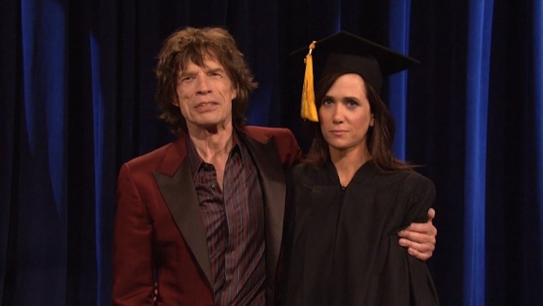 Mick Jagger and Kristen Wiig on SNL