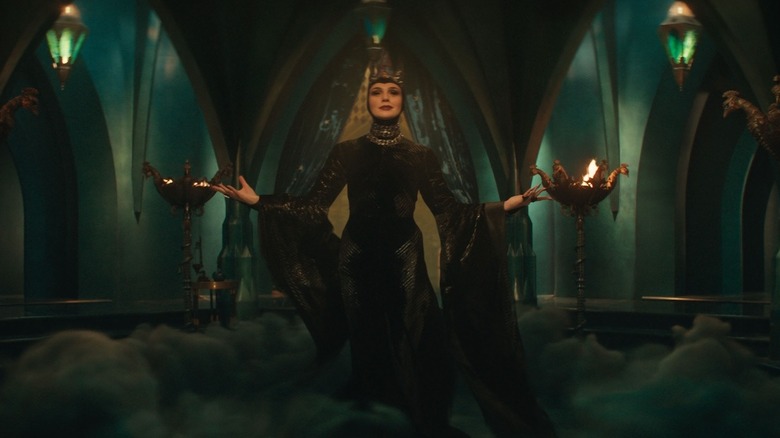 The Evil Queen in her lair in Snow White (2025)