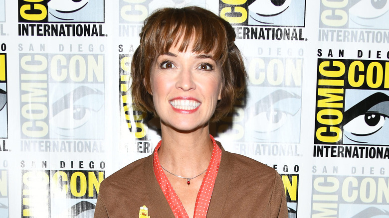 Mary Mack smiling at San Diego Comic-Con